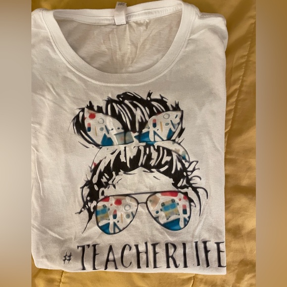 Teacher Life t shirt size large - Picture 1 of 4